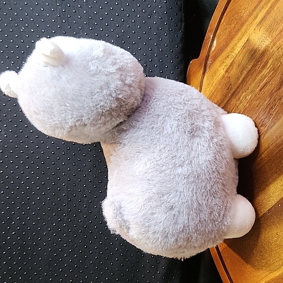 Llama Plush, Gray/White, 8" x 6" - Picture 2 of 7